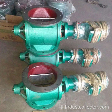 Square o round flanged impeller rotary valve